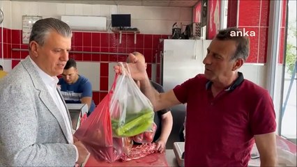 CHP'li Barut'un “Neden yarım kilo et alıyorsun” diye sorduğu yurttaş: "Emekliyim, aldığım maaş 2 bin 500 lira"