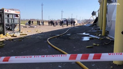 В Одессе ракета ударила по торговому центру