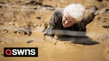 Super fit 83-year-old woman smashes THIRD grueling Tough Mudder race
