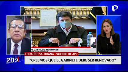 Eduardo Salhuana: “El gabinete Torres, en su conjunto, debe ser renovado”