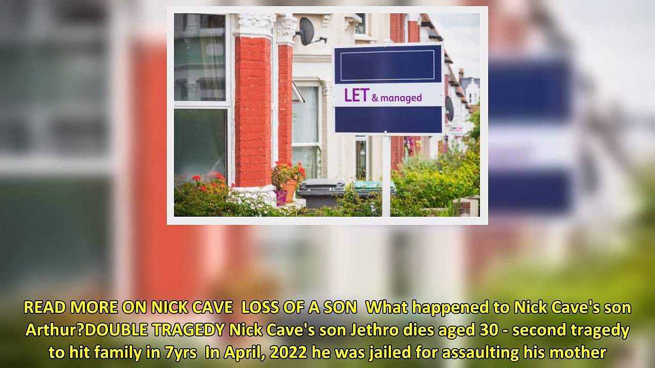 Who was Nick Cave's son Jethro Cave and what was his cause of death-