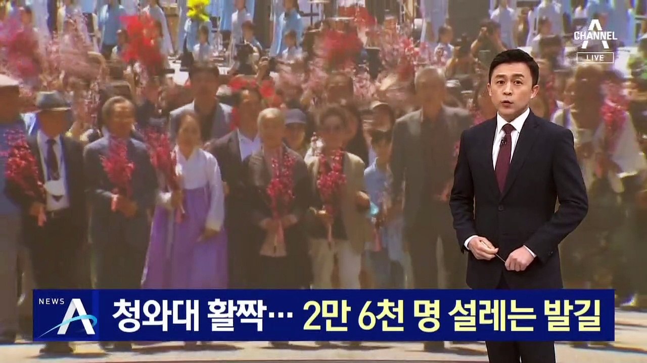 74년 만에 청와대 ‘활짝’…2만 6천 명 설레는 발길