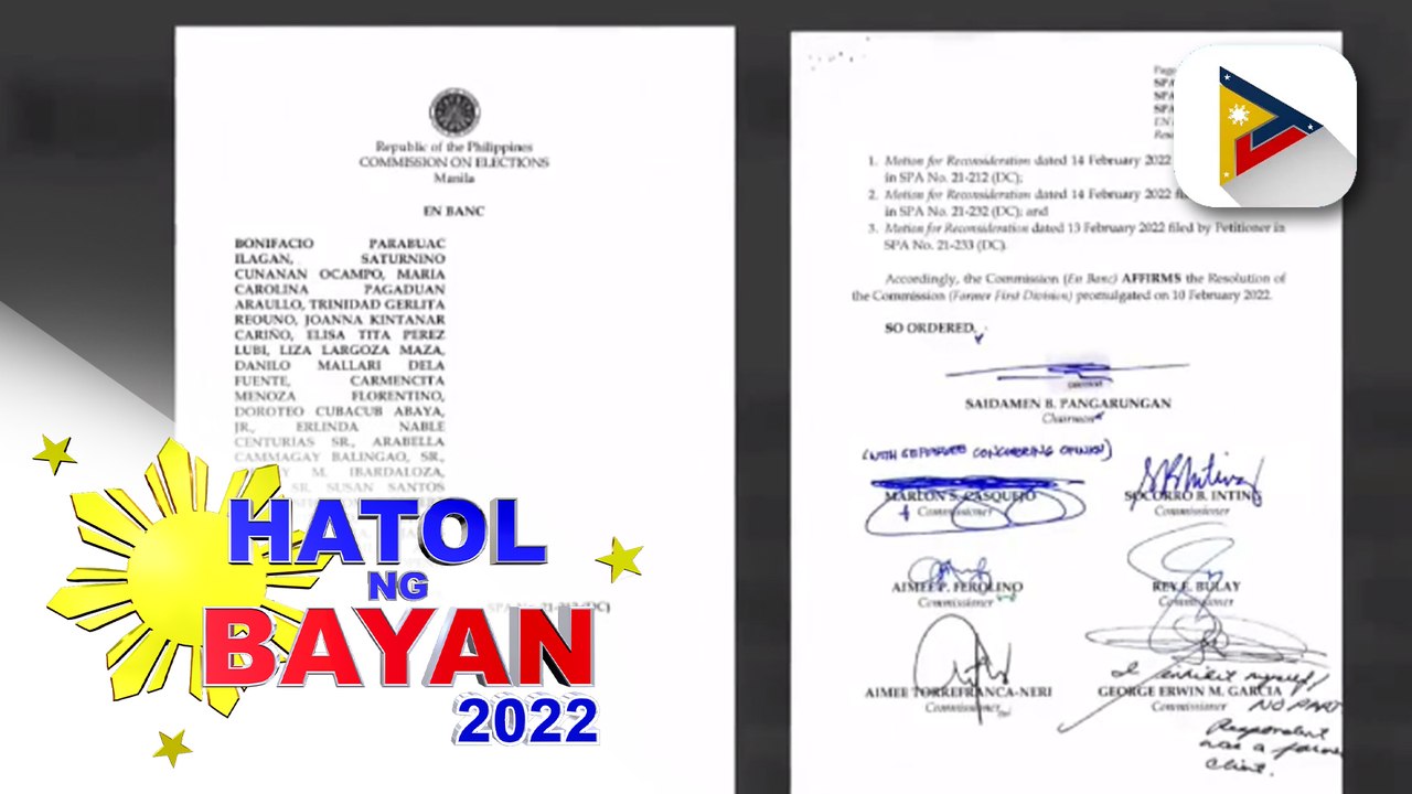 Motion for reconsideration sa apat na kaso vs. Marcos Jr., ibinasura ng Comelec