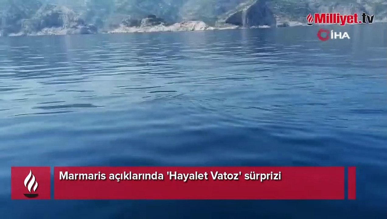 Marmaris açıklarında 'Hayalet Vatoz' sürprizi