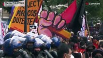 تصاویری از اعتراضات مردم فیلیپین به نتایج انتخابات ریاست جمهوری