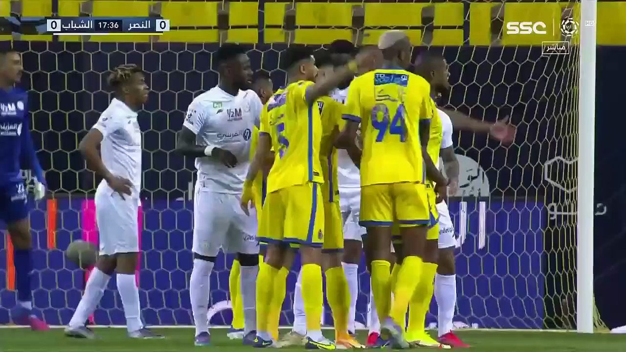 ملخص مباراة النصر والشباب 4 2 الدوري السعودي