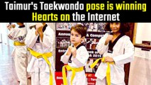 Taimur Ali Khan Is Promoted To Yellow Belt In Taekwondo; Poses For The Paps
