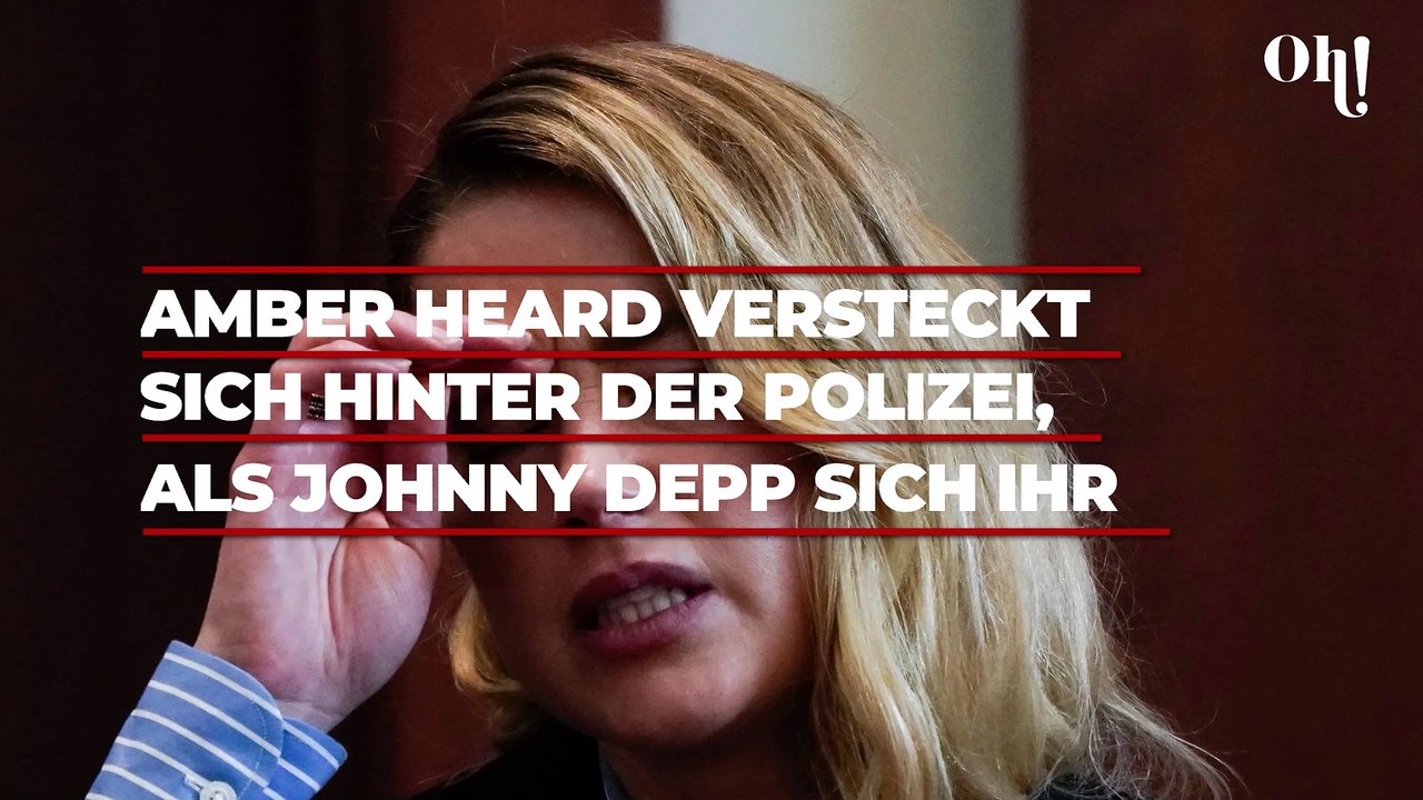 Schockierendes Video enthüllt: Johnny Depp und Amber Heard: Polizei musste sie während des Prozesses trennen