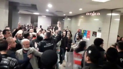 HKP'lilerle güvenlik güçleri arasında arbede... Adliye koridorları karıştı