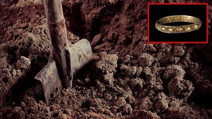Toprakta saatler süren kazı sonucu ortaya çıkarılan yüzüğün üzerindeki yazı mest etti