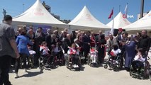 Samsun'da engellilerin ürettiği el emeği ürünler açılan sergide vatandaşlarla buluştu