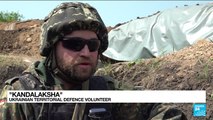 On the front lines with volunteer Ukrainian soldiers near Izium