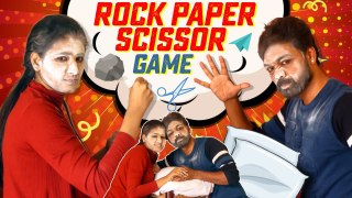 ஒரு புருஷன இப்டியா புரட்டி எடுப்பது Rock Paper Scissor Game Gone Wrong _ Vinoth Babu Sindhu