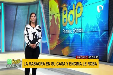 Chiclayo: sujeto agrede a su expareja, rompe lunas de su vivienda y le roba celulares