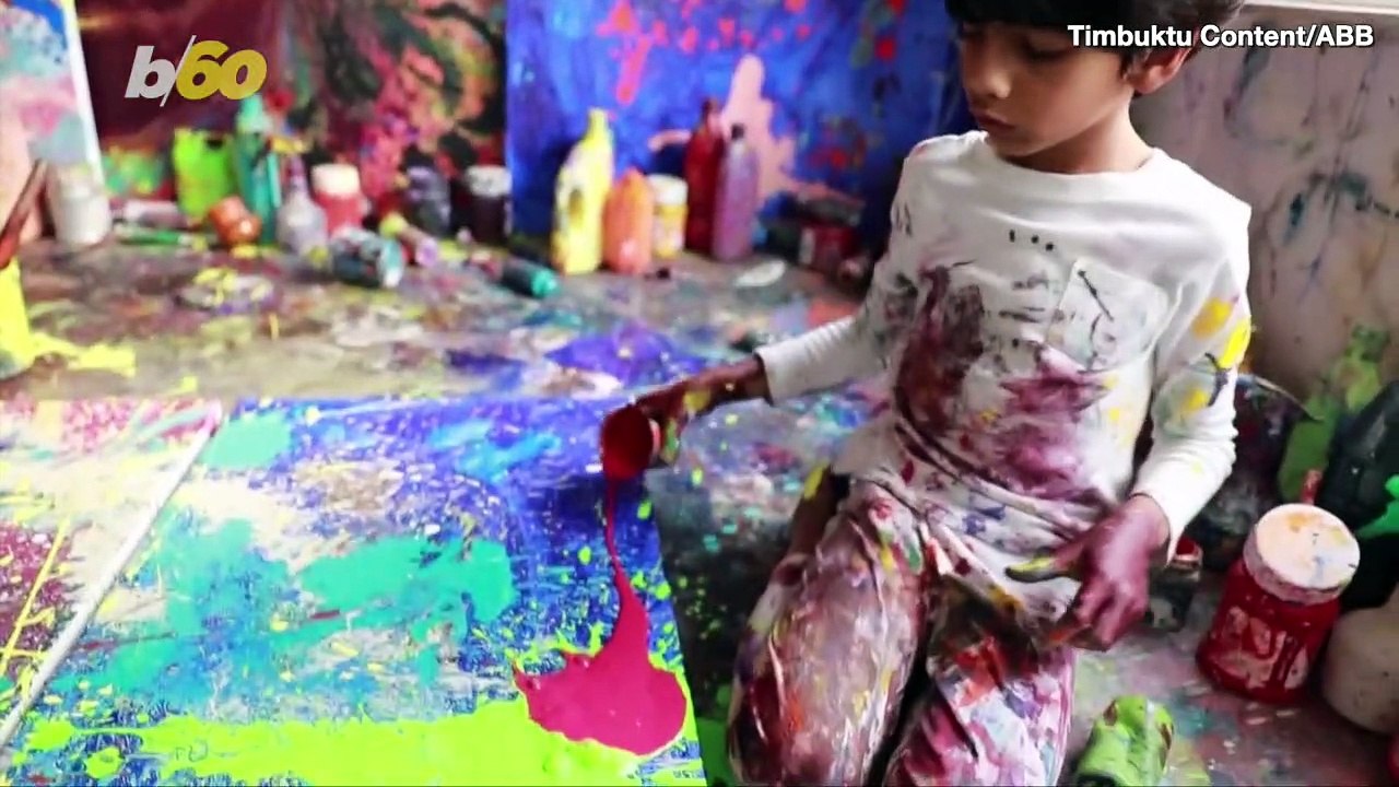 Robotic Painter Recreates Child Prodigy's Work...