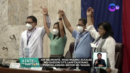Joy Belmonte, wagi muling alkalde ng Quezon City | SONA