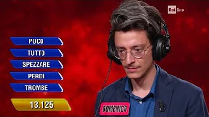L'Eredità, parte male l'esperienza del nuovo campione Domenico ghigliottina deludente Non è iniziat0