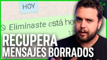 WHATSAPP: Recupera  MENSAJES BORRADOS