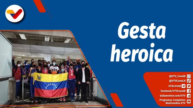 Deportes VTV | Atletas retornan a Venezuela tras gesta histórica en Rosario, logrando un total de 79 medallas
