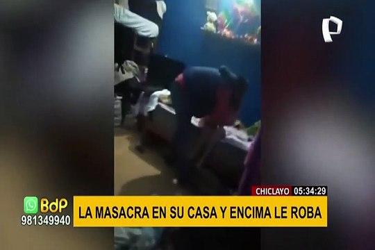 Chiclayo: sujeto agrede a su expareja, rompe lunas de su vivienda y le roba celulares