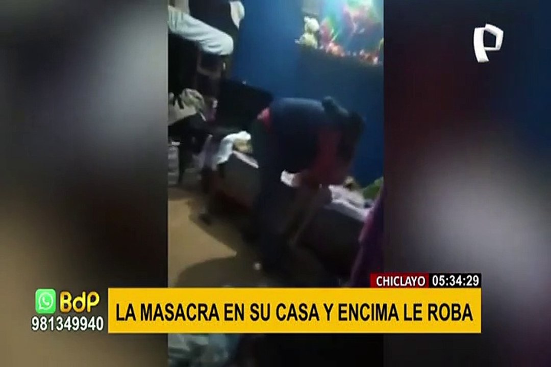 Chiclayo: sujeto agrede a su expareja, rompe lunas de su vivienda y le roba celulares