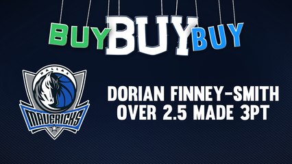 Look Towards Dorian Finney-Smith To Go Over 2.5 Made Threes Vs. Suns