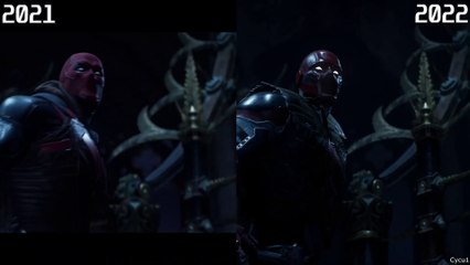 Gotham Knights 2021 vs 2022 Early Graphics Comparison