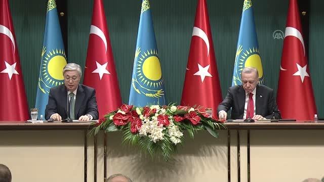 Son dakika haberleri | Kazakistan Cumhurbaşkanı Tokayev: (Türkiye'deki) Görüşmelerde tutarı 1 milyar dolar olacak ticari evraklara imza atılacak