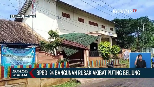94 Rumah di Lebak Banten Rusak Karena Angin Puting Beliung! BMKG: Sedang Peralihan Musim