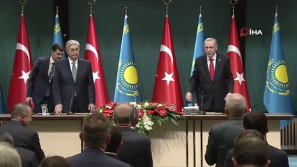 Cumhurbaşkanı Erdoğan: "Kazakistan'da hedeflenen ticaret hacmi 10 milyar dolar"