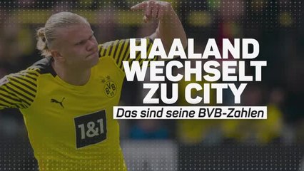 Haaland-Wechsel zu Manchester City: BVB-Statistiken im Überblick