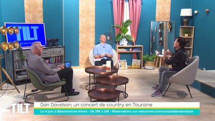 TILT - 10/05/2022 - Partie 2 - Dan Davidson, un concert de country en Touraine