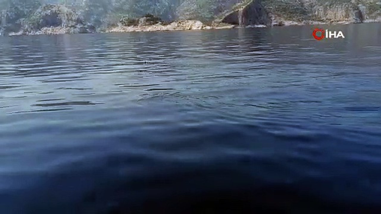 Marmaris açıklarında 'Hayalet' sürprizi! Görenlerin ağzı açık kaldı
