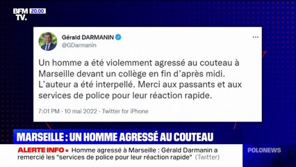 Un homme a été agressé au couteau à la gorge devant un collège du 13e arrondissement de Marseille