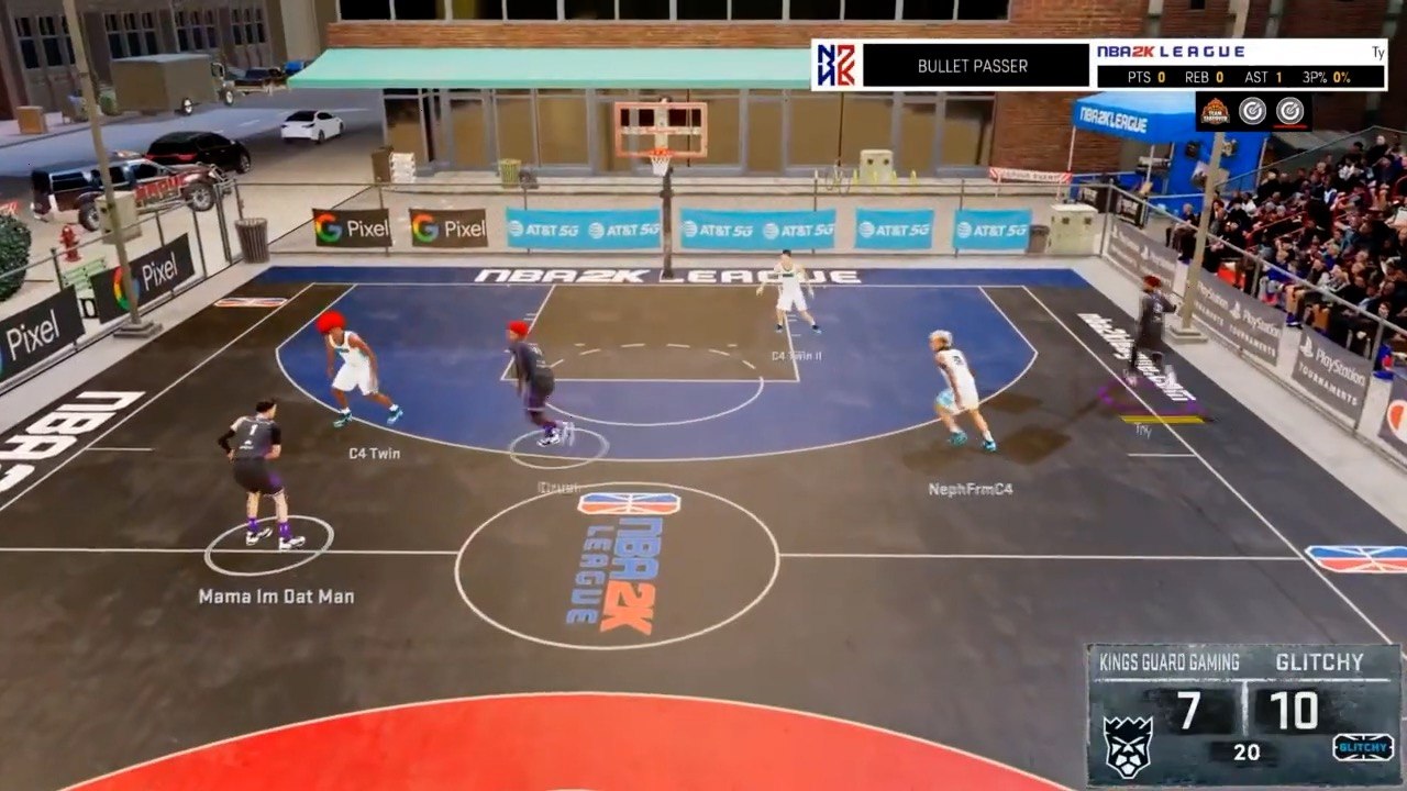 NBA 2K League Mama Im Dat Man 3v3 Mix vs Glitchy