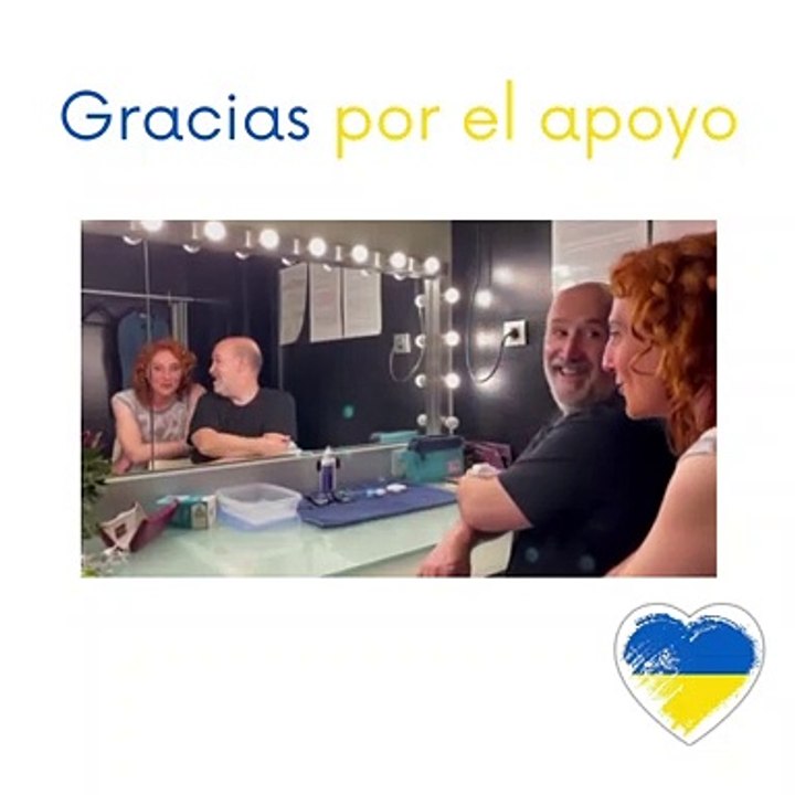 Javier Cámara y Nuria Mencía apoyan la Gala Solidaria por Ucrania desde Burgos