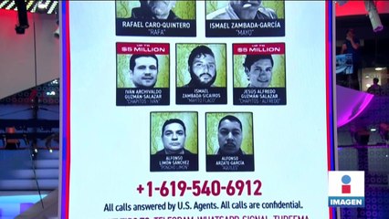 La DEA ofrece 45 mdd por integrantes del Cártel de Sinaloa