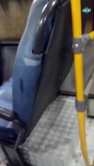 Passageiros denunciam ônibus com assento solto em Contagem
