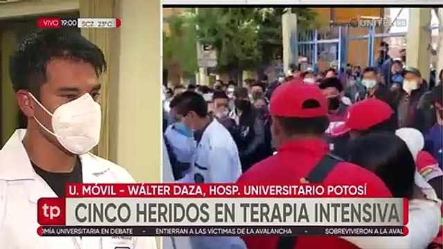 Potosí: Cinco universitarias permanecen en terapia intensiva y dos pasaron a terapia intermedia