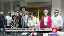 Arapongas anuncia R$ 1,8 milhão em obras viárias