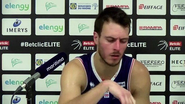 Au micro maritima: Clément Cavallo après la défaite de Roanne à Fos