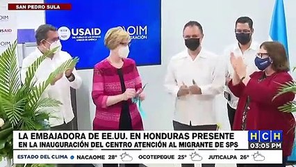 Embajadora de EEUU inaugura nuevo Centro de Atención al Migrante en La Lima