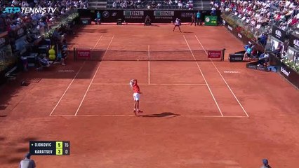Rome - Djokovic expéditif face à Karatsev