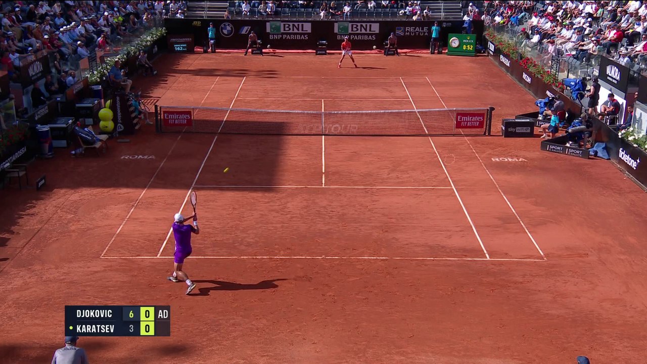 Djokovic v Karatsev | ATP Italian Open | Match...