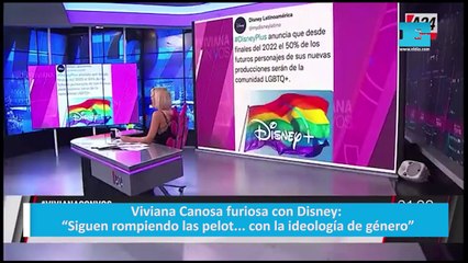 Viviana Canosa furiosa con Disney: “Siguen rompiendo las pelot... con la ideología de género”