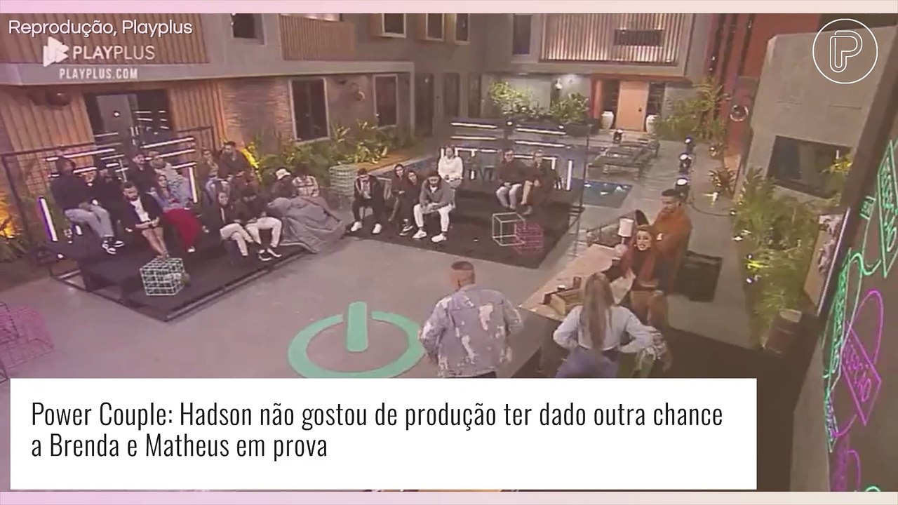 'Power Couple': Hadson se irrita com produção e diz que só entrou no reality pelo prêmio