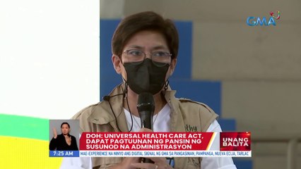 DOH: Universal Health Care Act, dapat pagtuunan ng pansin ng susunod na administrasyon | UB