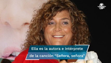 Ella es Denisse de Kalafe, la creadora e intérprete de "Señora señora”, un himno del 10 de mayo