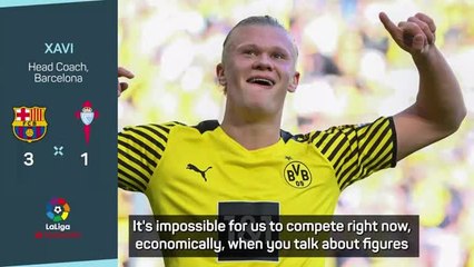 Barca couldn't afford Haaland but we want to keep Dembele - Xavi