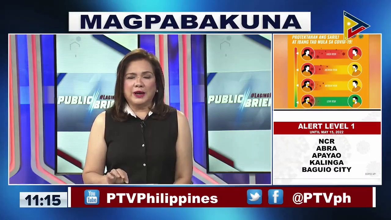 Partial and unofficial results of presidential, vice presidential, and senatorial race as of May 11, 2022, 10:02 a.m.